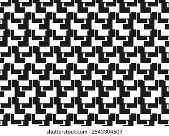 Erro no conceito digital. Formas aleatórias pretas sobre fundo branco. Linhas e blocos errados. Efeito de distorção de vídeo. Pixels abstratos e ruído. Ilustração vetorial.