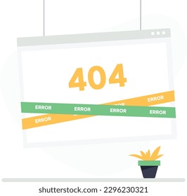 Error or Failture illustration concepts