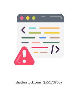 Error Flat Icons, Vector illustration