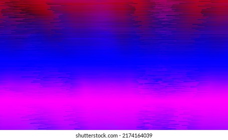 Error, glitch abstract background. Digital screen, techno backdrop. Screen background. Vector illustration