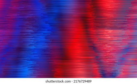 Error, glitch abstract background. Digital screen, techno backdrop. Screen background. Vector illustration