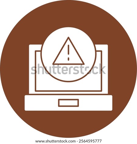 Error Glyph Multi Circle Vector Icon Design