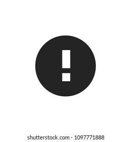 Error icon. Caution symbol modern, simple, vector, icon for website design, mobile app, ui. Vector Illustration