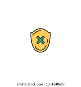 Error icon design. Shopping icon vector illustration