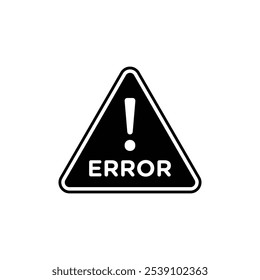 Esquema del Vector del conjunto de signos del logotipo del icono de error