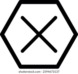 Error Icon Outline Icon Design