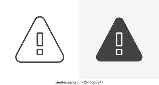 Error icon Outline vector sign