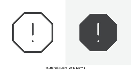 Error Icon Outline vector sign