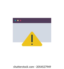 error icon, problem icon vector illustration
