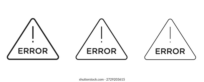 Icono de error para Info Graphic, Elementos de diseño y Sitios web