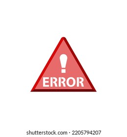 error icon vector design templates 