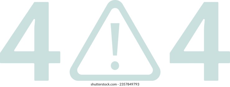 Fehlerhinweise 404 Ausrufezeichen, Vektorgrafik