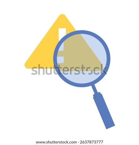 Error investigation A close-up look at potential issues with a search tool.
