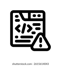 error line icon. Clean and minimalist vector icon for websites, mobile apps, presentations, and logos. Fully scalable and customizable for any project.