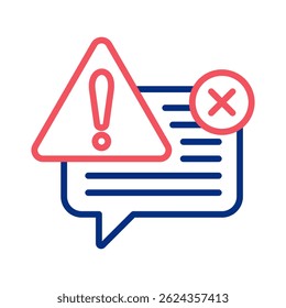 Error Message Icon Element For Design