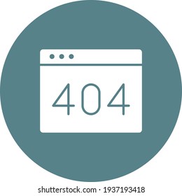 Error, not found, webpage icon vector image. Can also be used for Web Marketing. Suitable for use on web apps, mobile apps and print media.