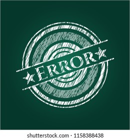 Error on blackboard
