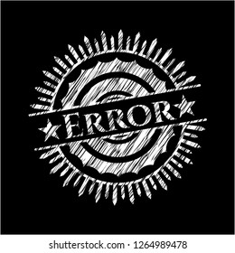 Error on blackboard