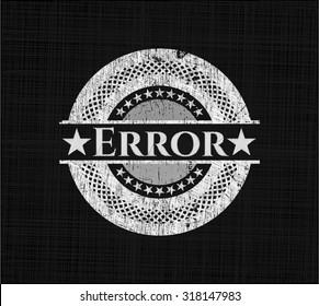 Error on blackboard