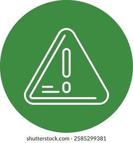 Error Outline Circle Icon Style Design
