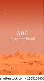 Error page 404 for the website. Web page with 404 error notification. Page not found.