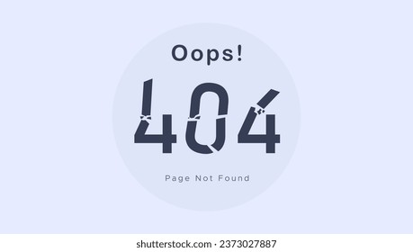 error page display. page not found, site page displays on screen. 404 page not found, error