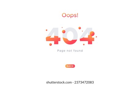 error page display. page not found, site page displays on screen. 404 page not found, error