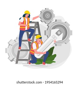error page illustration under construction