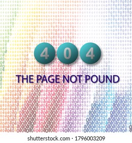 error page not found modern background