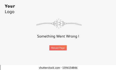 Error Page something went wrong