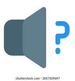 Error in playing the music with a question mark Sign