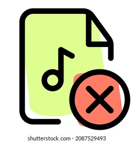 Error in playing the music for unknown format
