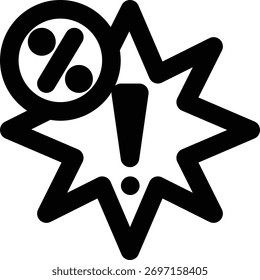 Error Rate, Ratio, Rate Outline Icon