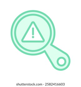 Error Search duotone line icon, vector, pixel perfect, illustrator file