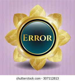 Error shiny badge