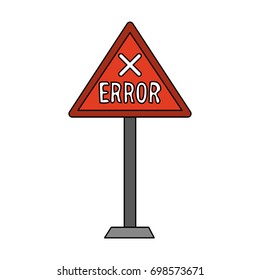 error sign icon image 
