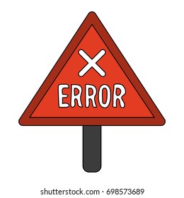 error sign icon image 