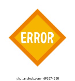 error sign icon image 