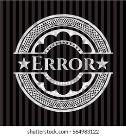 Error silver shiny emblem