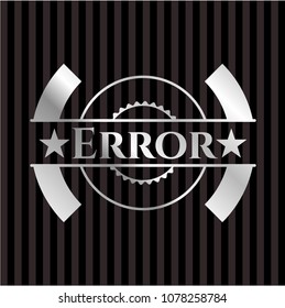  Error silvery shiny emblem