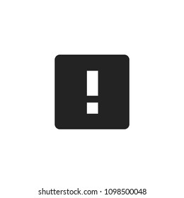 Error Square Modern Simple Vector Icon