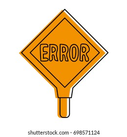error traffic sign icon image 
