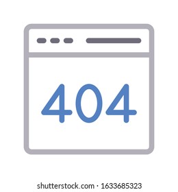 error vector color line icon 