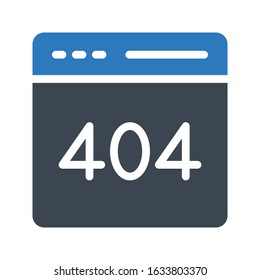 error vector glyph color icon 