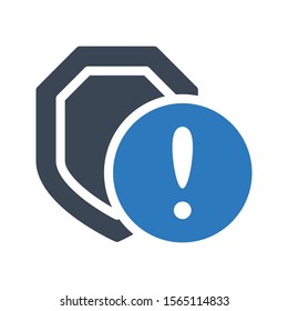 error vector glyph colour icon 