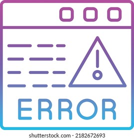 Error vector icon. Can be used for printing, mobile and web applications.