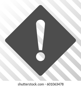 Error vector pictogram. Illustration style is a flat iconic gray symbol on a transparent background.