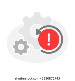 error while loading, couldnt load, tap to retry concept illustration flat design vector eps10. modern graphic element for landing page, empty state ui, infographic, icon