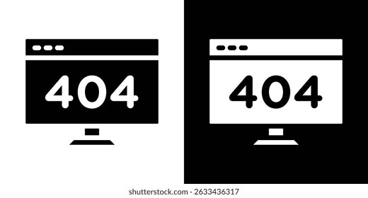 Error04 page icon concept, vector illustration