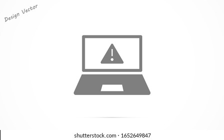 errorTablet screen icon with shadow isolated on white background. Modern simple flat device sign for web site design, mobil app. Trendy vector tablet mockup display symbol. Logo tablet illustration